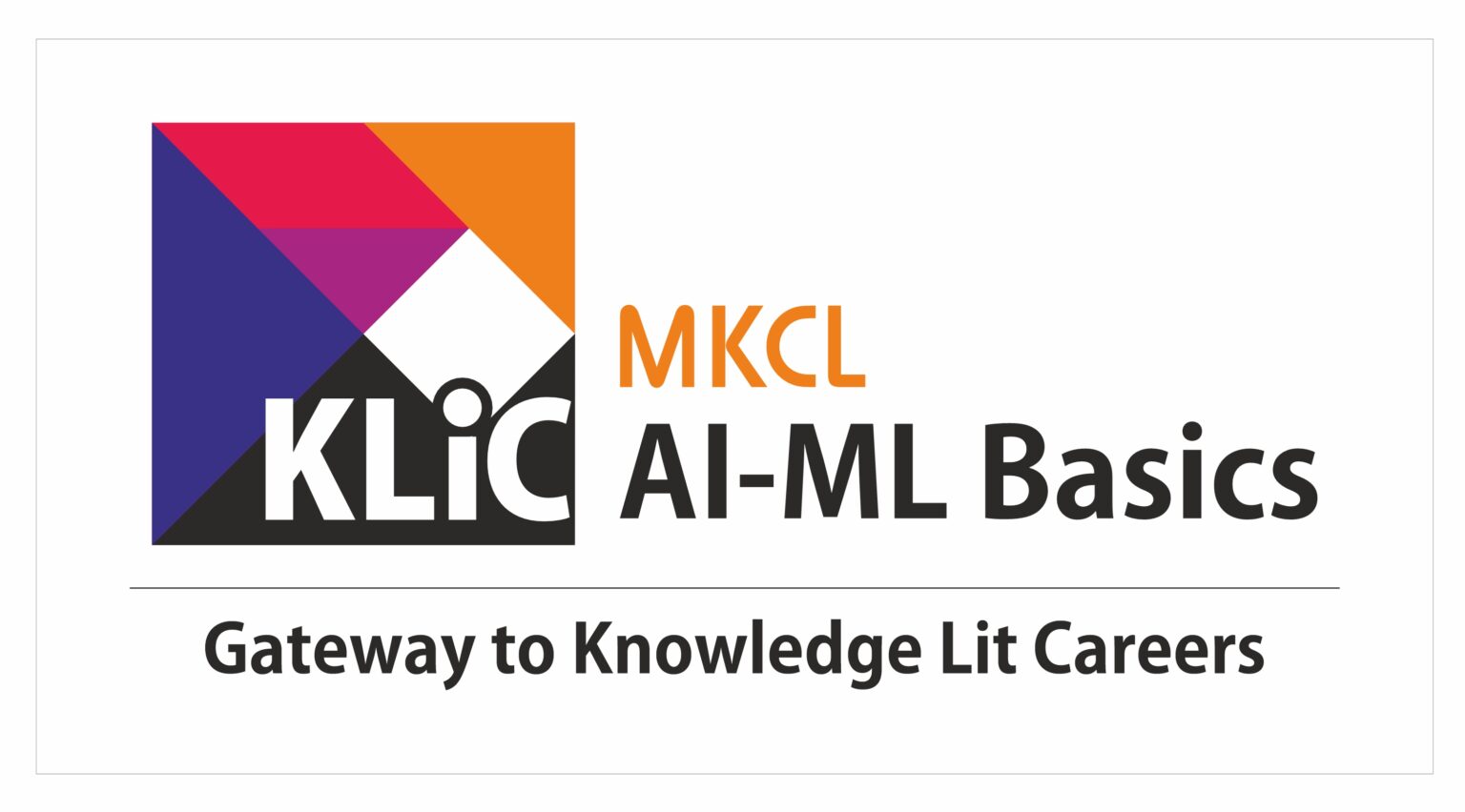 AI-ML Basics - MS-CIT | Career-oriented KLiC Courses | MKCL Authorised ...